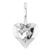 Ladies Natural Diamond Heart Charm/Pendant (Si2-Si3, G-H) — Platinum