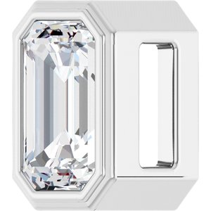 Lab-Grown Diamond Solitaire Slide Pendant