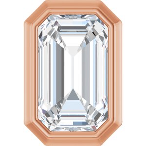 Ladies Natural Diamond Pendant (Si2-Si3, Ghi) — 14K Rose Gold