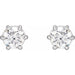 Lab-Grown Diamond Round 6-Prong Stud Earrings