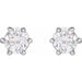 Lab-Grown Diamond Round 6-Prong Stud Earrings