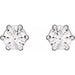Lab-Grown Diamond Round 6-Prong Stud Earrings