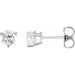 Lab-Grown Diamond Round 3-Prong Stud Earrings