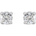 Lab-Grown Diamond Round 4-Prong Stud Earrings