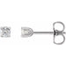 Lab-Grown Diamond Round 4-Prong Stud Earrings