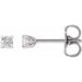 Lab-Grown Diamond Round 4-Prong Stud Earrings