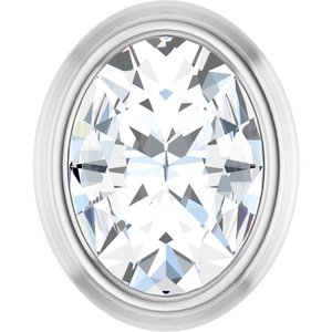 Ladies Rose-Cut Natural Diamond Slide Pendant (Vs/Si1, Ghi) — Sterling Silver