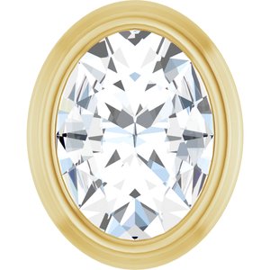 Ladies Rose-Cut Natural Diamond Slide Pendant (Vs/Si1, Ghi) — 14K Yellow Gold