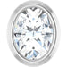 Ladies Rose-Cut Natural Diamond Slide Pendant (Vs/Si1, Ghi) — Sterling Silver