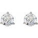Lab-Grown Diamond Round 3-Prong Cocktail-Style Stud Earrings