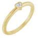 Ladies Natural Diamond Stackable Ring (SI2-SI3, GHI) — 14K Yellow Gold
