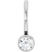 Ladies Natural Diamond Charm/Pendant (Si2-Si3, G-H) — Platinum