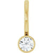 Ladies Natural Diamond Charm/Pendant (I1, G-H) — 14K Yellow Gold