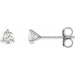 Lab-Grown Diamond Round 3-Prong Cocktail-Style Stud Earrings