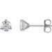 Lab-Grown Diamond Round 3-Prong Cocktail-Style Stud Earrings