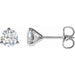 Lab-Grown Diamond Round 3-Prong Cocktail-Style Stud Earrings