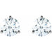 Lab-Grown Diamond Round 3-Prong Cocktail-Style Stud Earrings