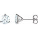 Lab-Grown Diamond Round 3-Prong Cocktail-Style Stud Earrings