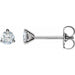 Lab-Grown Diamond Round 3-Prong Cocktail-Style Stud Earrings