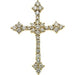 Ladies Natural Diamond Cross Pendant (Si1, G-H) — Platinum