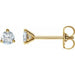 Lab-Grown Diamond Round 3-Prong Cocktail-Style Stud Earrings