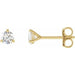 Lab-Grown Diamond Round 3-Prong Cocktail-Style Stud Earrings