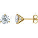 Lab-Grown Diamond Round 3-Prong Cocktail-Style Stud Earrings