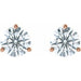 Lab-Grown Diamond Round 3-Prong Cocktail-Style Stud Earrings