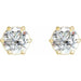 Lab-Grown Diamond Round 6-Prong Stud Earrings