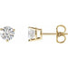 Lab-Grown Diamond Round 3-Prong Stud Earrings