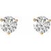 Lab-Grown Diamond Round 3-Prong Stud Earrings