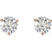 Lab-Grown Diamond Round 3-Prong Stud Earrings