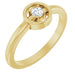 Ladies Natural Diamond Ring (I1, G-H) — 14K Yellow Gold
