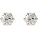 Lab-Grown Diamond Round 6-Prong Stud Earrings