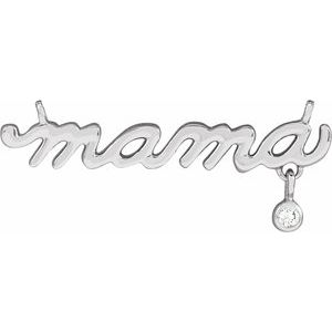 Ladies Natural Diamond Necklace Center (Si2-Si3, G-H) — Platinum