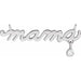 Ladies Natural Diamond Necklace Center (Si2-Si3, G-H) — Platinum