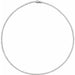 Ladies Natural Diamond Line Necklace (I1, G-H) — 14K White Gold