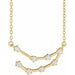 Ladies Natural Diamond Capricorn Necklace (I1, H+) — 14K Yellow Gold