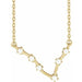 Ladies Natural Diamond Pisces Necklace (I1, H+) — 14K Yellow Gold