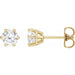 Lab-Grown Diamond Round 6-Prong Stud Earrings