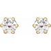 Lab-Grown Diamond Round 6-Prong Stud Earrings