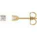 Lab-Grown Diamond Round 4-Prong Stud Earrings