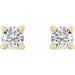 Lab-Grown Diamond Round 4-Prong Stud Earrings