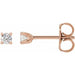 Lab-Grown Diamond Round 4-Prong Stud Earrings