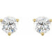 Lab-Grown Diamond Round 3-Prong Stud Earrings