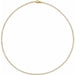 Ladies Natural Diamond Line Necklace (I1, G-H) — 14K Yellow Gold