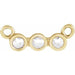 Ladies Rose-Cut Natural Diamond Necklace Center (Vs/Si1, Ghi) — 14K Yellow Gold