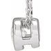 Lab-Grown Diamond Solitaire Bezel-Set Necklace