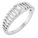 Ladies Natural Diamond Solitaire Ring (SI2-SI3, GHI) — Sterling Silver