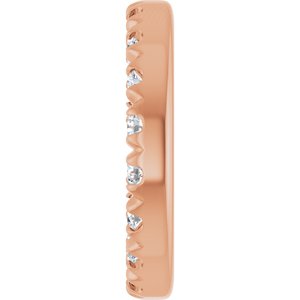 Lab-Grown Diamond French-Set Earring Jackets